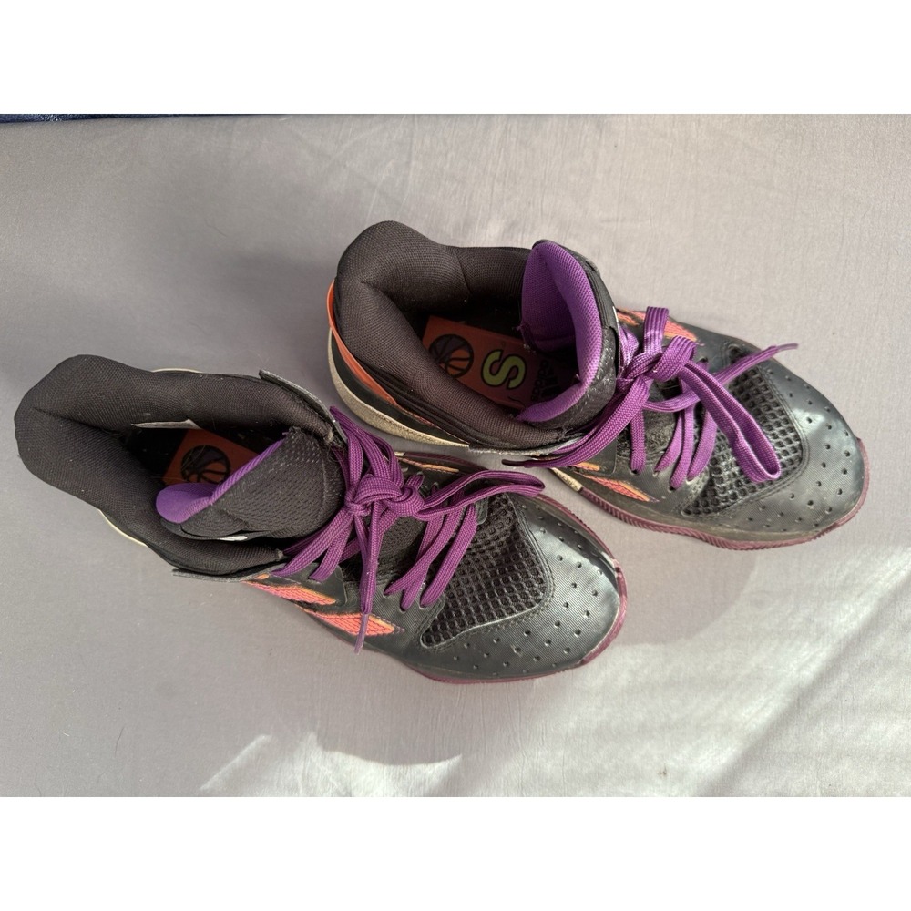 Adidas Harden Stepback Mens Basketball Shoe Black Purple Coral EF9889 Sz 7.5 - Picture 4 of 8